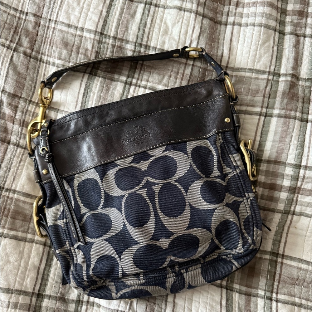 Coach y2k blue denim color Shoulder Bag